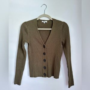Madewell Olive Cardigan